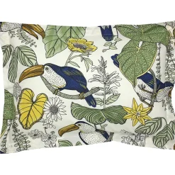 Taie d'oreiller 70x50 cm coton TOCO vert