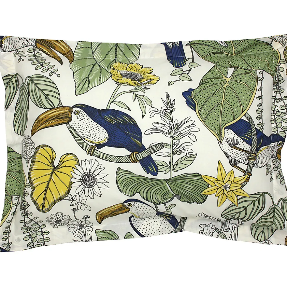 Taie d'oreiller 70x50 cm coton TOCO vert