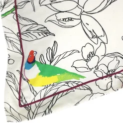 Taie d'oreiller 50x70 cm coton AMAZONIA ecru