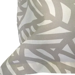 Taie d'oreiller 50x70 cm coton lavé SERENA géométrique Beige écru