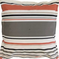 Taie d'oreiller 65x65 cm coton HUGO beige/corail