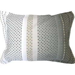 Taie d'oreiller 50x70 cm coton NIAGARA vert Kaki