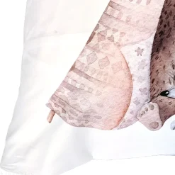 Taie d'oreiller 65x65 cm en 100% percale de coton TIPI blanc