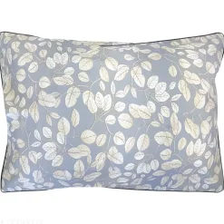Taie d'oreiller 50x70 cm en 100% percale de coton LISON gris