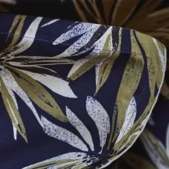 Taie d'oreiller 65x65 cm en 100% percale de coton EVERLY bleu encre