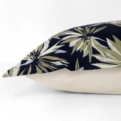 Taie d'oreiller 50x70 cm en 100% percale de coton EVERLY bleu encre