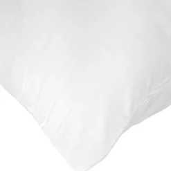 Taie d'oreiller 65x65 cm en double gaze de coton CASSIS Blanc