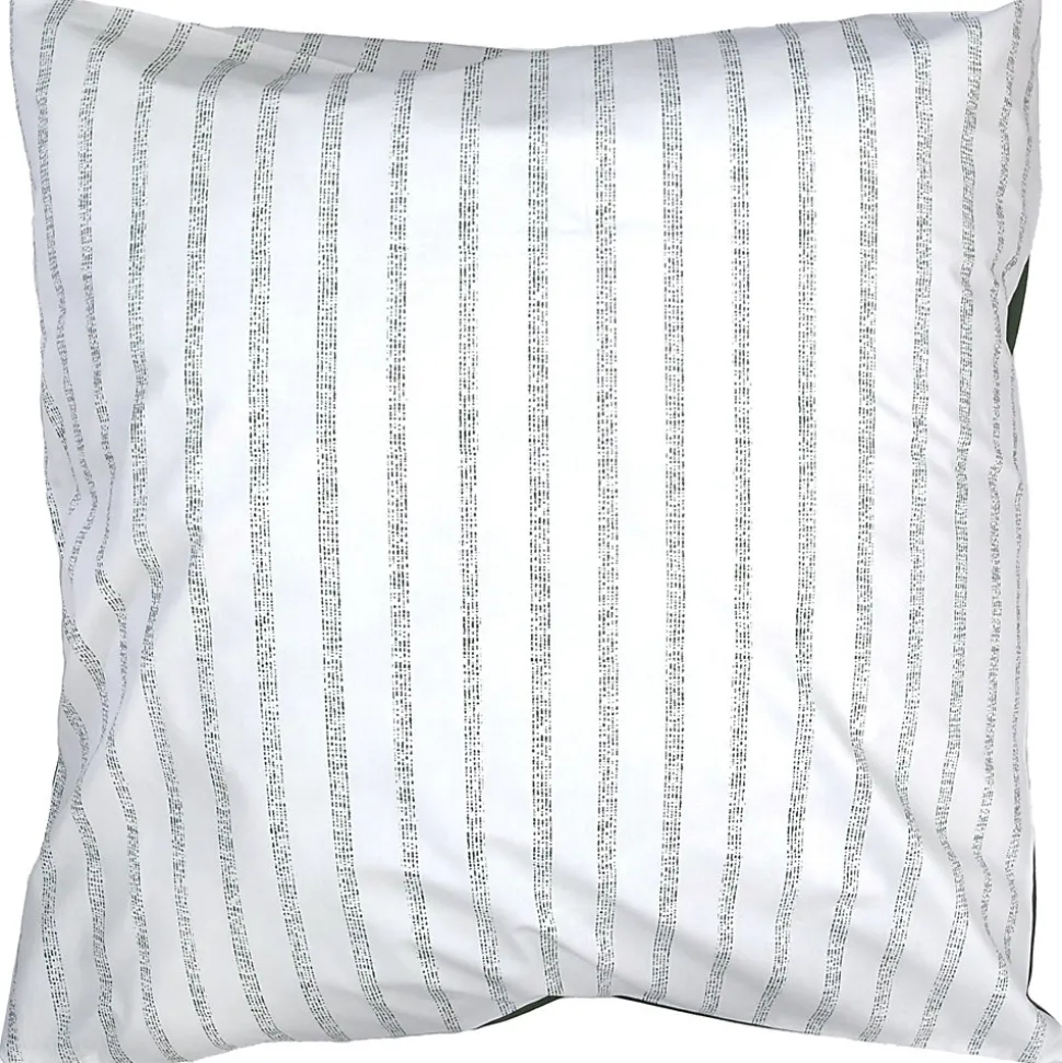 Taie d'oreiller 65x65 cm percale coton GABY vert Kaki