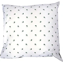 Taie d'oreiller 65x65 cm percale coton ALEX vert Kaki