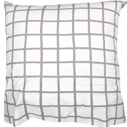 Taie d'oreiller 65x65 cm percale coton DDM MAX Gris