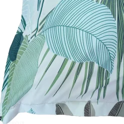 Taie d'oreiller 65x65 cm percale de coton MOOREA PACIFIC bleu/vert