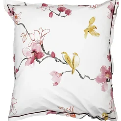 Taie d'oreiller 65x65 cm percale coton ELISA Rose