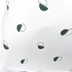 Taie d'oreiller 70x50 cm percale coton ALEX vert Kaki