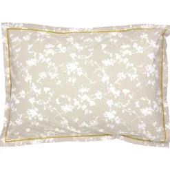 Taie d'oreiller 70x50 cm percale coton BEL AMOUR jaune