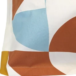 Taie d'oreiller 50x70 cm percale de coton MODULO bleu cobalt