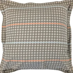 Taie d'oreiller 65x65 cm Satin de coton DAUPHINE Marron