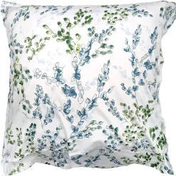 Taie d'oreiller 65x65 cm satin de coton ANGÈLE vert tilleul