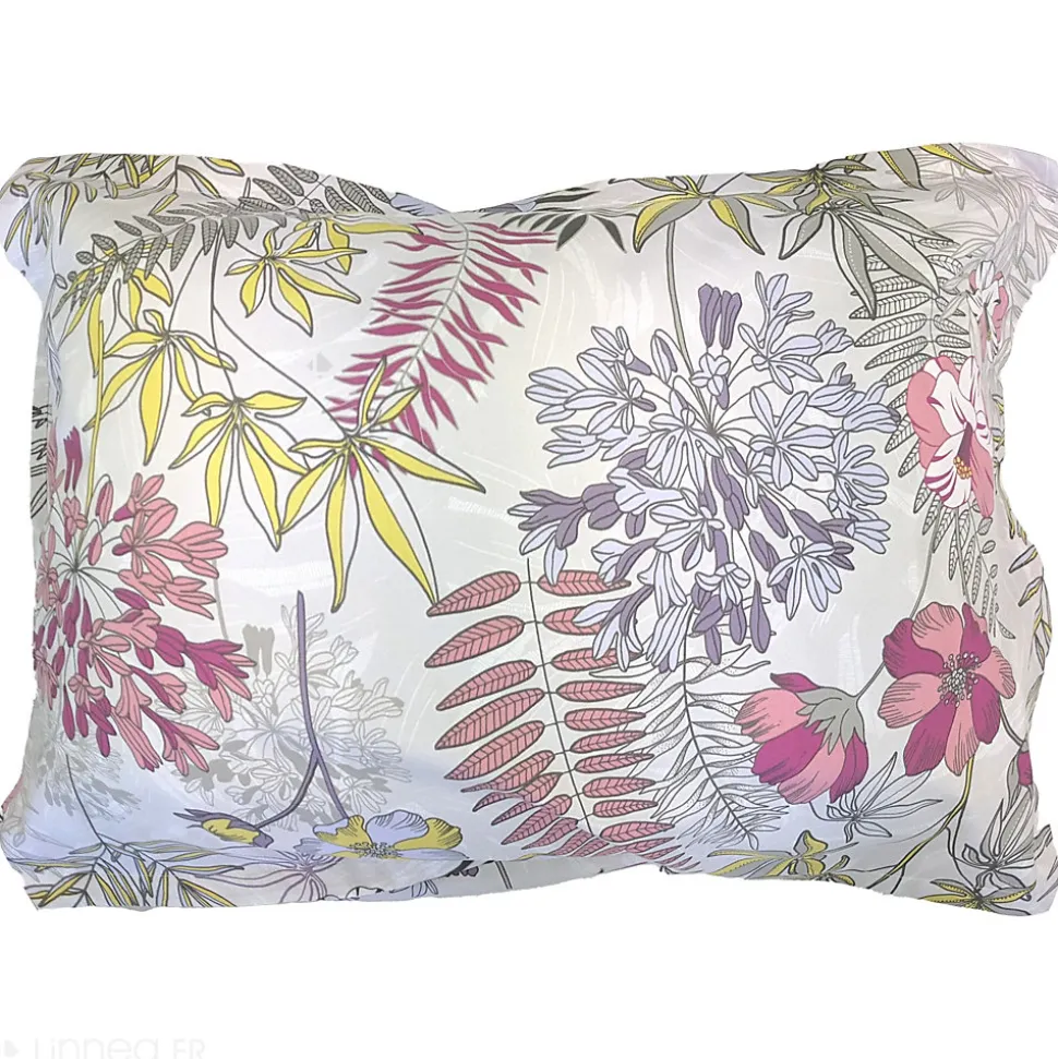 Taie d'oreiller 50x70 cm satin de coton ANAÏS multicolore