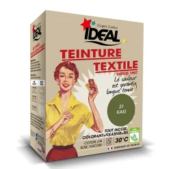 Teinture textile vintage kaki Idéal 350g