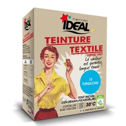 Teinture textile vintage turquoise Idéal 350g