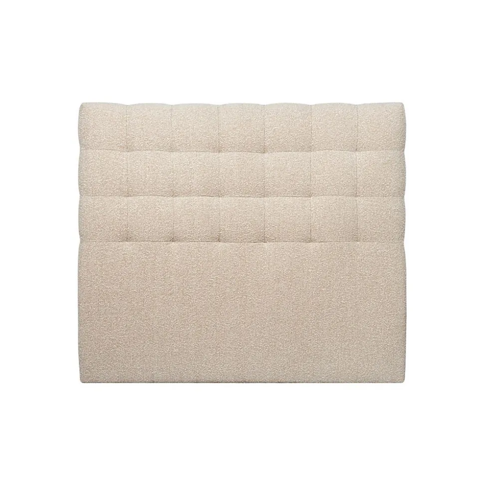 Tete de lit Capitonnée Bouclette - A poser au sol