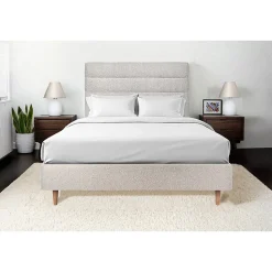 Tete de lit Lignes Bouclette - A poser au sol