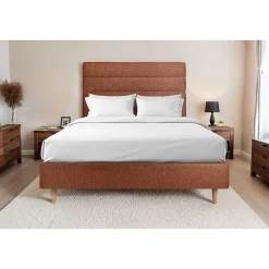 Tete de lit Lignes Bouclette - A poser au sol