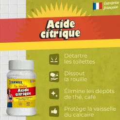 The fabulous Starwax Acide citrique 400 gr