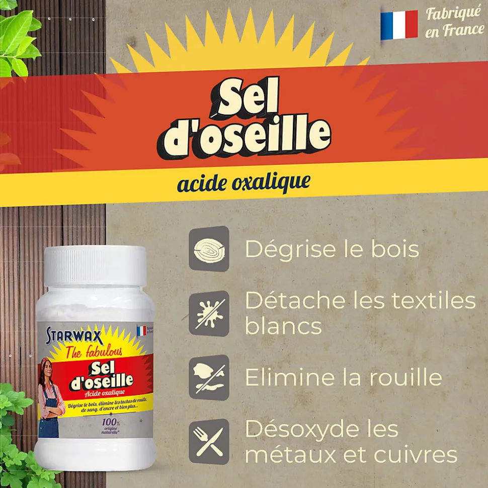 The fabulous Starwax Sel d'oseille 400 gr