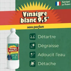 The fabulous Vinaigre blanc 9,5° Starwax 1L