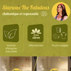 The fabulous Vinaigre blanc 9,5° parfum citron Starwax 500ml