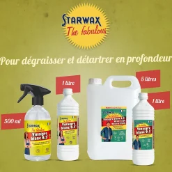 The fabulous Vinaigre blanc 9,5° parfum citron Starwax 500ml