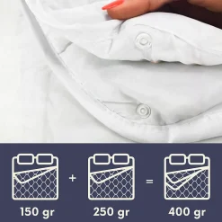 The White Stone Couette d'Été 200x200 cm 150 g