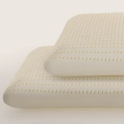 The White Stone Lot de 3 Oreillers en Mousse à Mémoire de Forme 40 x 70 cm, Hauteur 11 cm