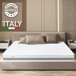 The White Stone Matelas à ressorts ensachés et mémoire 120x190 20 cm