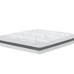 The White Stone Matelas en Mousse à Mémoire de Forme 220x220 cm Hauteur 27 cm