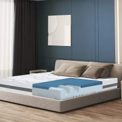 The White Stone Matelas en Mousse à Mémoire de Forme 100x160 cm Hauteur 22 cm