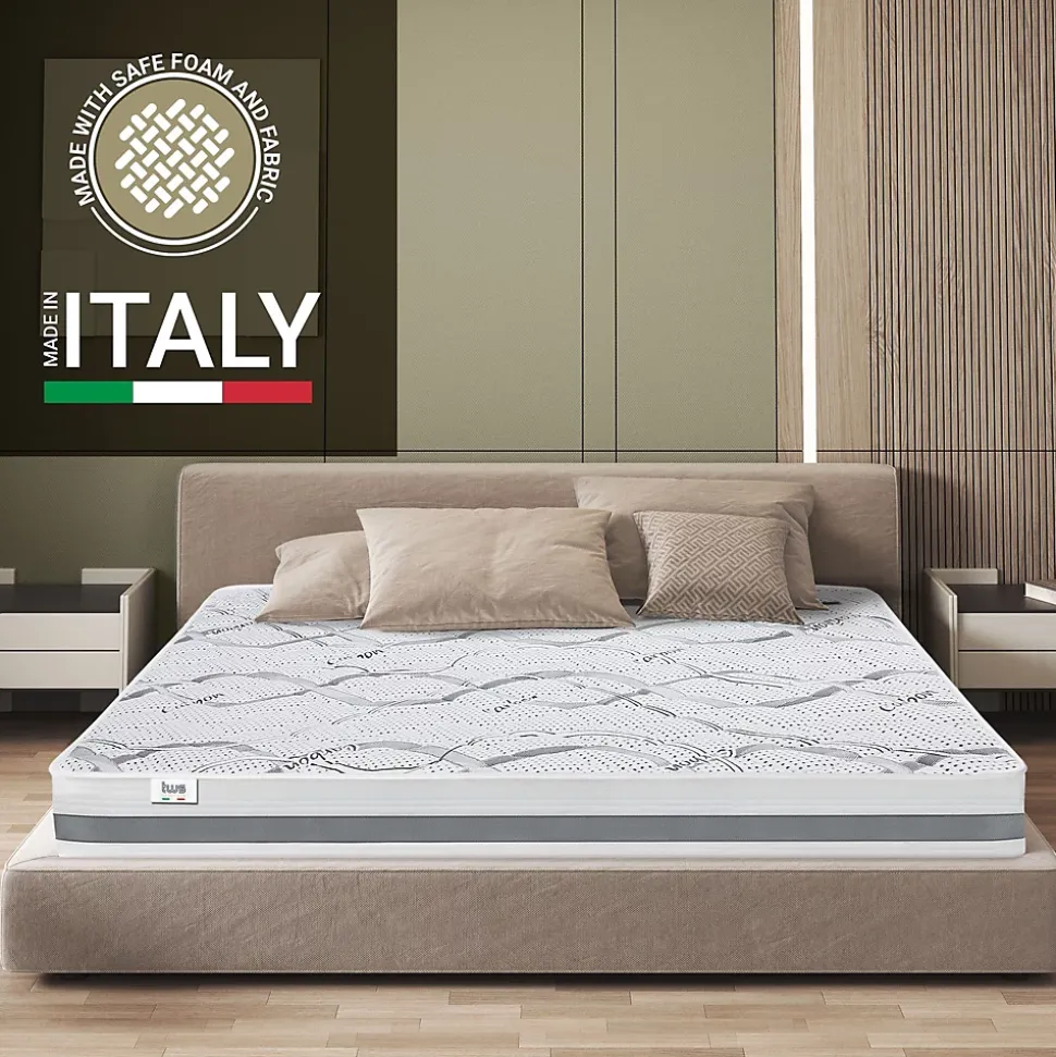 The White Stone Matelas Orthopédique 120x185 cm Fermeté Moyenne