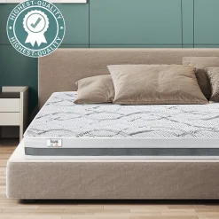 The White Stone Matelas Orthopédique 85x175 cm Fermeté Moyenne