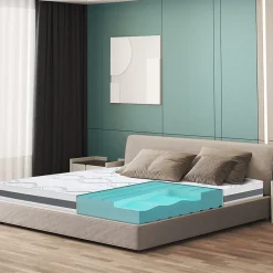 The White Stone Matelas Orthopédique 120x210 cm Fermeté Moyenne