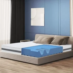 The White Stone Matelas 90x220 cm en Mousse Antibactérien