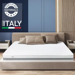 The White Stone Matelas 165x190 cm en Mousse Antibactérien