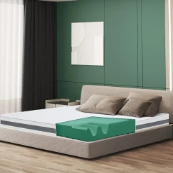 The White Stone Matelas 125x220 cm en Mousse Antibactérien