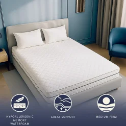 The White Stone Matelas 160x200 à Ressorts Ensachés et Mousse, 24 cm