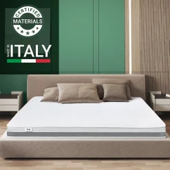 The White Stone Matelas 95x180 cm en Mousse Antibactérien