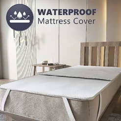 The White Stone Protège-matelas 80x200 avec 3 Alèses Amovibles