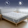 The White Stone Surmatelas 140x200 cm avec rembourrage en ouate de 1000 g/m²