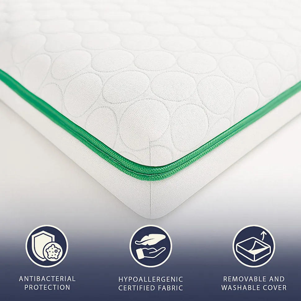 The White Stone Surmatelas 135x190 en Memory Foam Breeze à 9 Zones