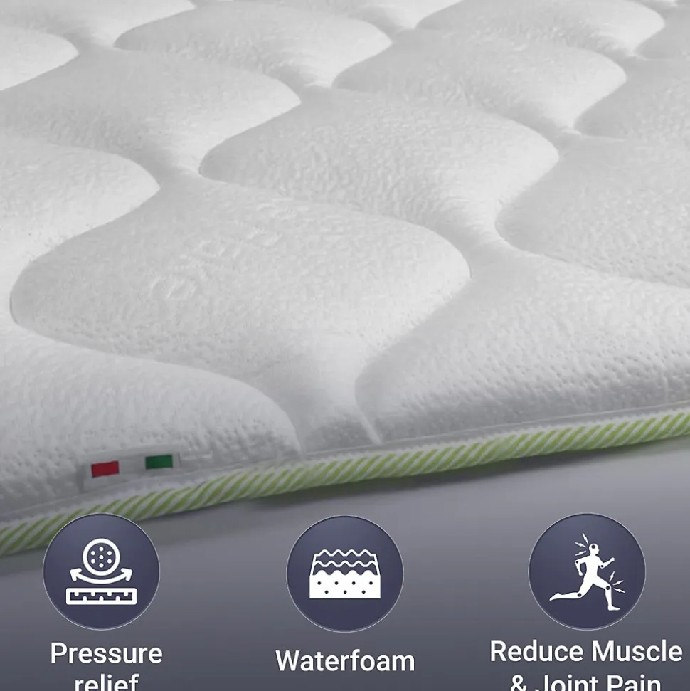 The White Stone Surmatelas Rafraîchissant avec Élastiques 135x190