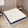 The White Stone Surmatelas 160x200 cm en Latex Naturel, Déhoussable 5 cm